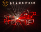 lasershow brandweer 